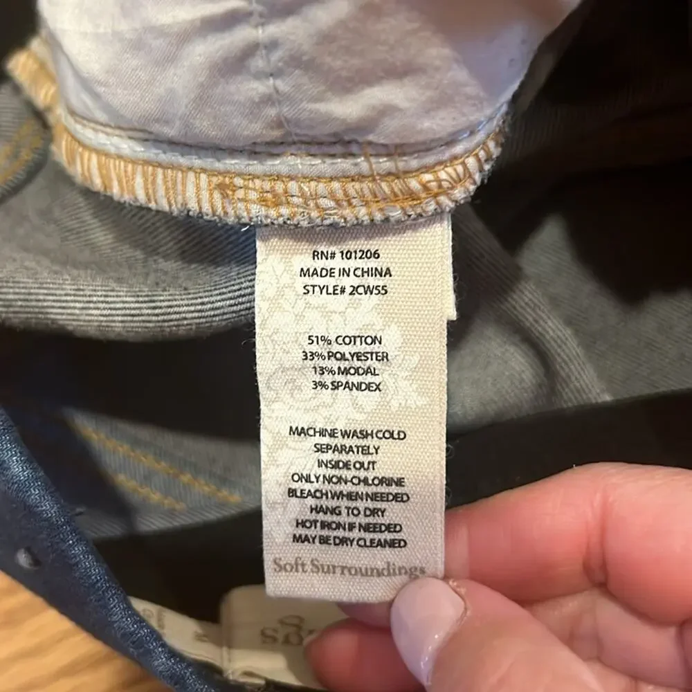 Soft Surroundings Jeans Ultimate Relaxed Straight - Picture 5 of 8